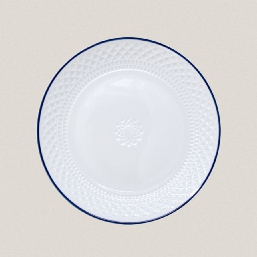 Online Sargadelos Plato Llano Gr Portomarinico Filo Azul