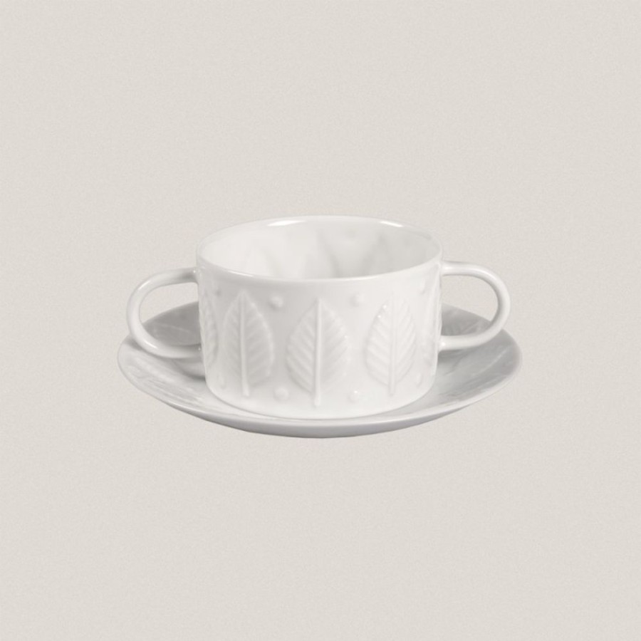 Online Sargadelos Taza Consome Con Plato F73 Blanco