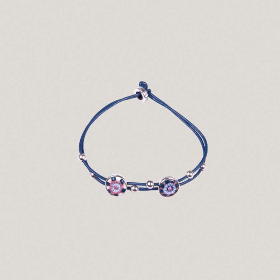 Clearance Sargadelos Pulsera Cuero Azul