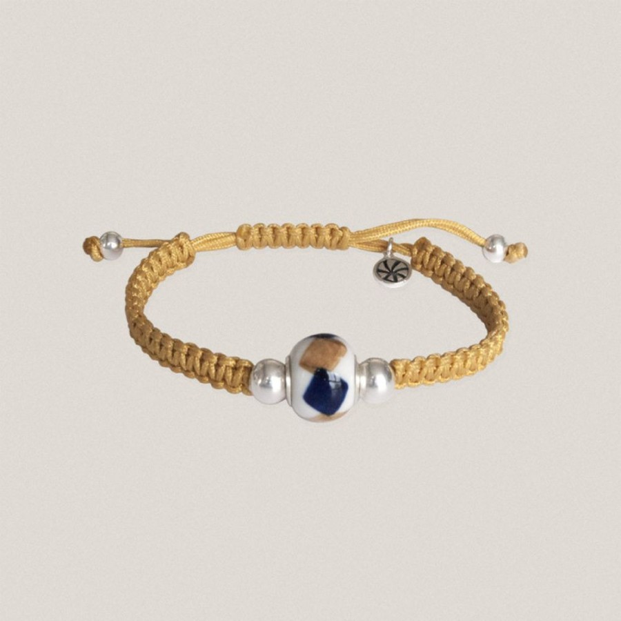 Online Sargadelos Pulsera Orzan Cordon Ocre