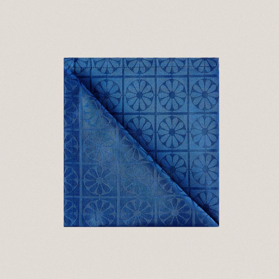 Wholesale Sargadelos Pack 4 Servilletas Flor Azul (55X55Cm)