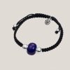 New Sargadelos Pulsera Rueta Cordon Negro